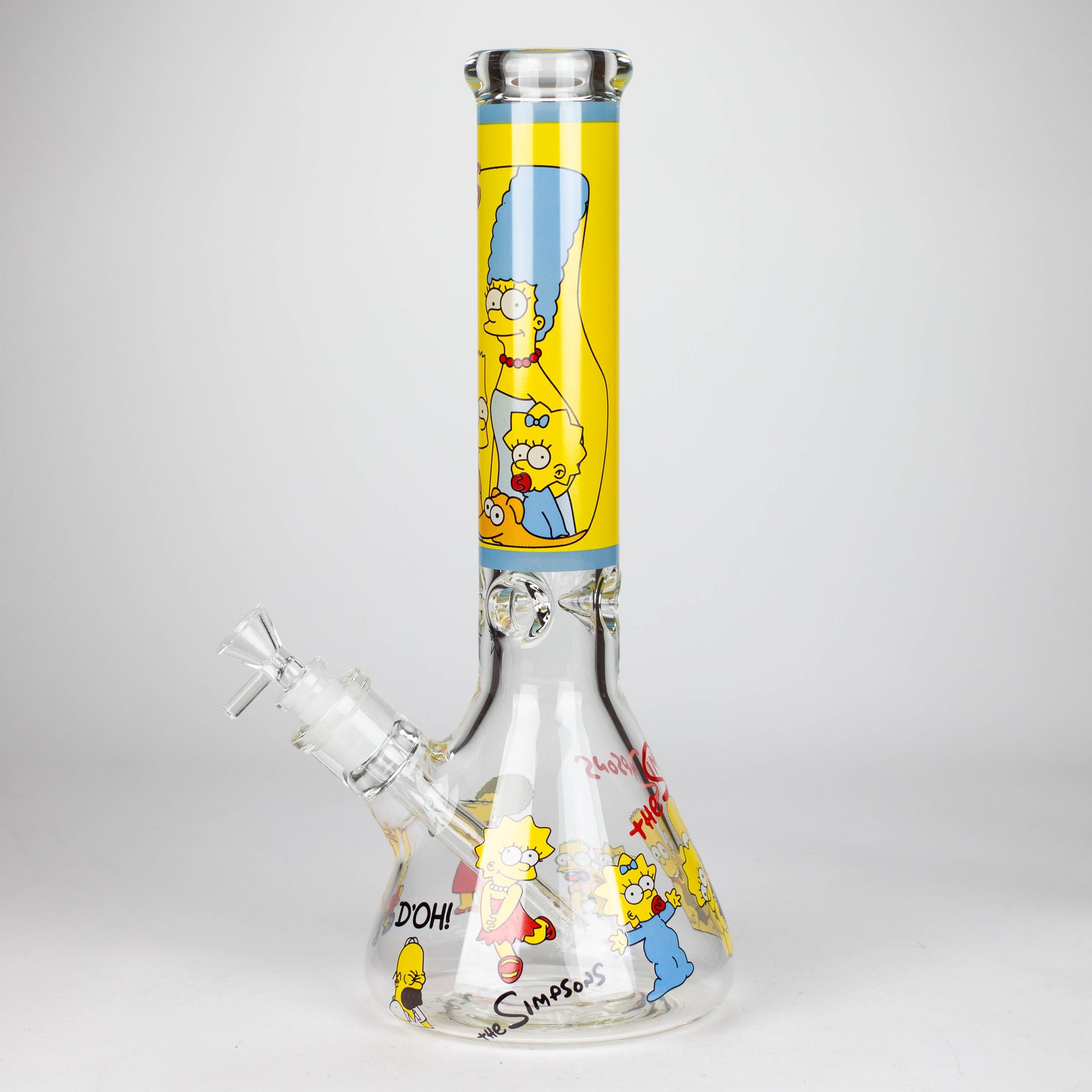 14" Yellow Family Cartoon 9 mm glass bongs [PIP789]_11